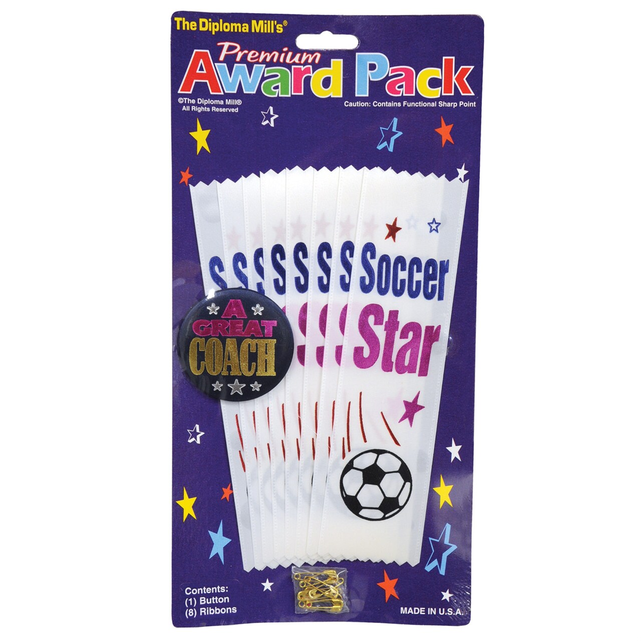 Soccer Award Pack, (Pack of 6)